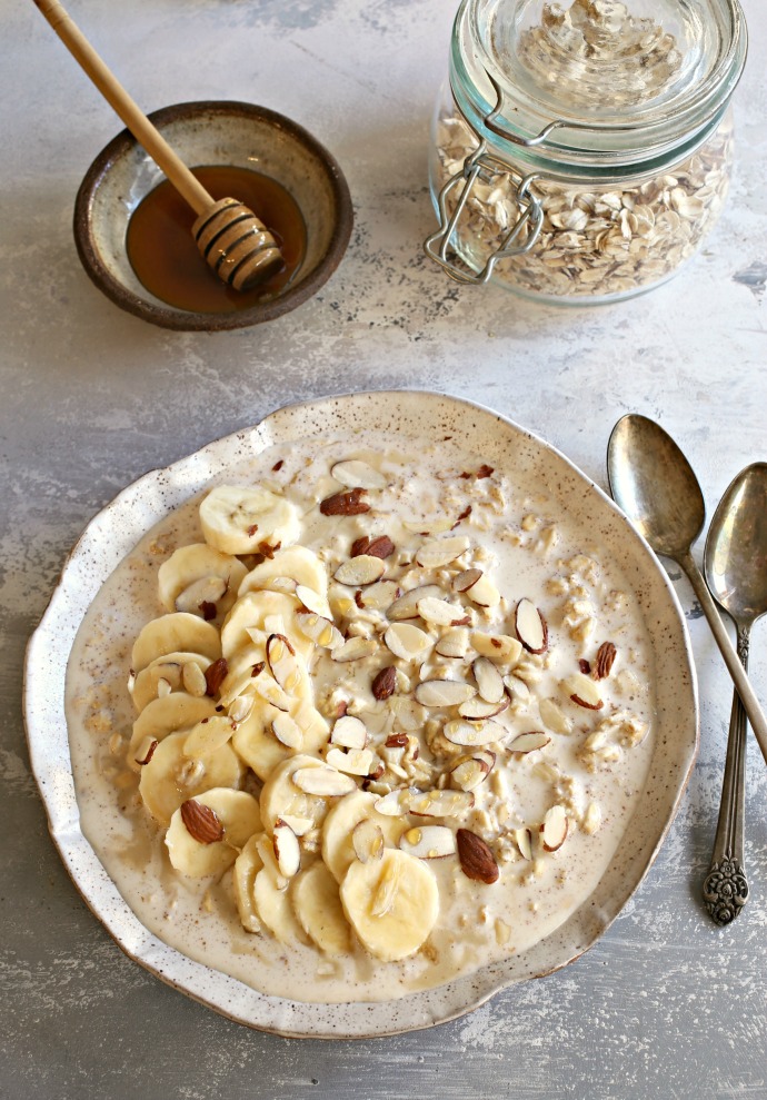 hungry couple honey tahini overnight oats