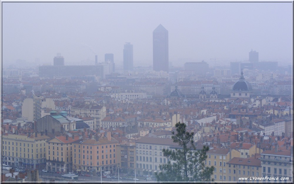 Lyon, pollution, particules fines