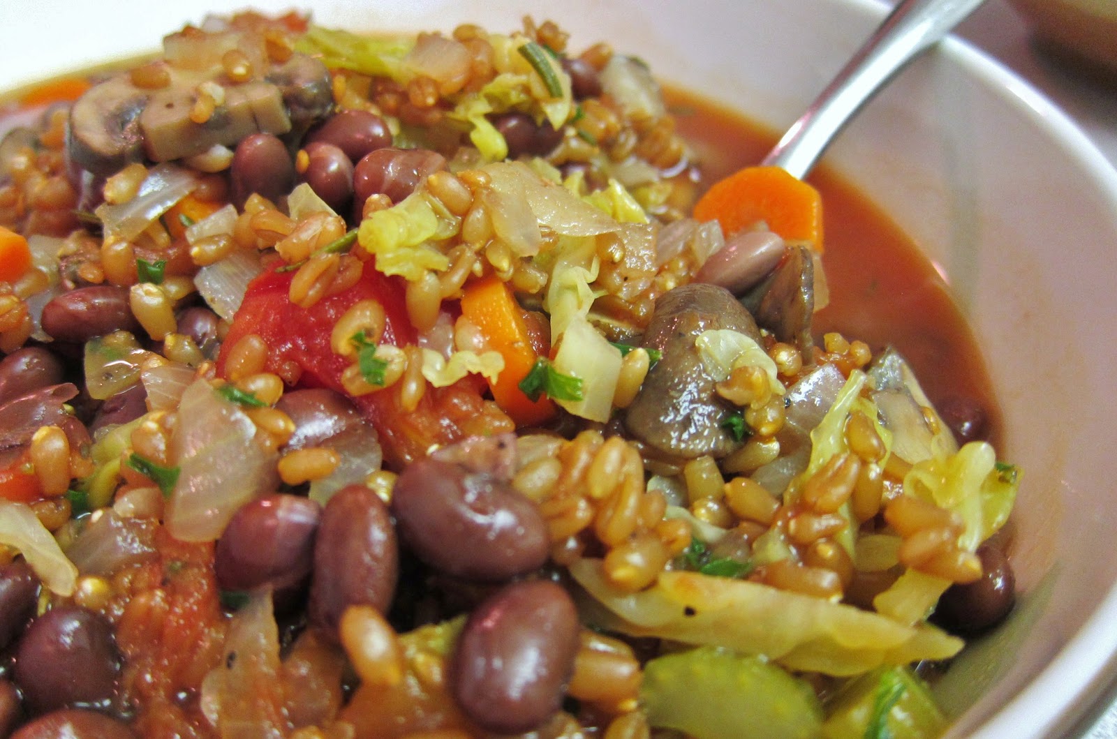 The Vegan Chronicle Wheat Berry, Black Bean, and Vegetable Stew