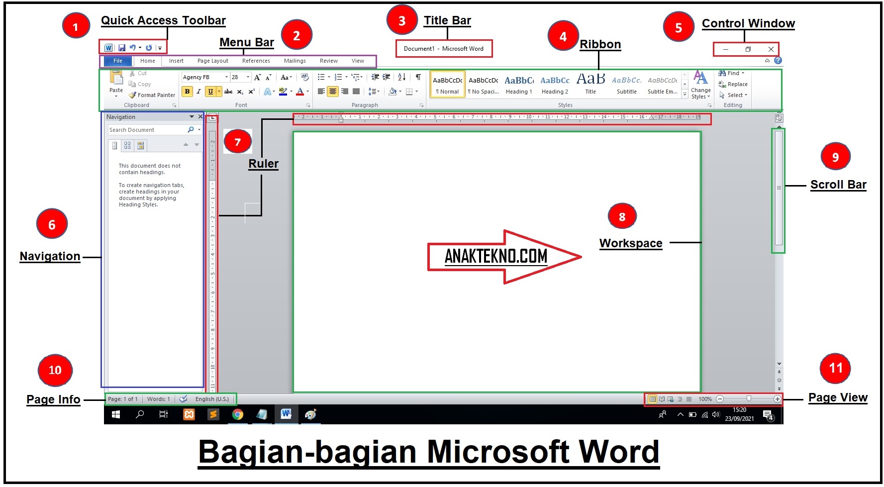 Menu-menu Pada Microsoft Word Dan Fungsinya