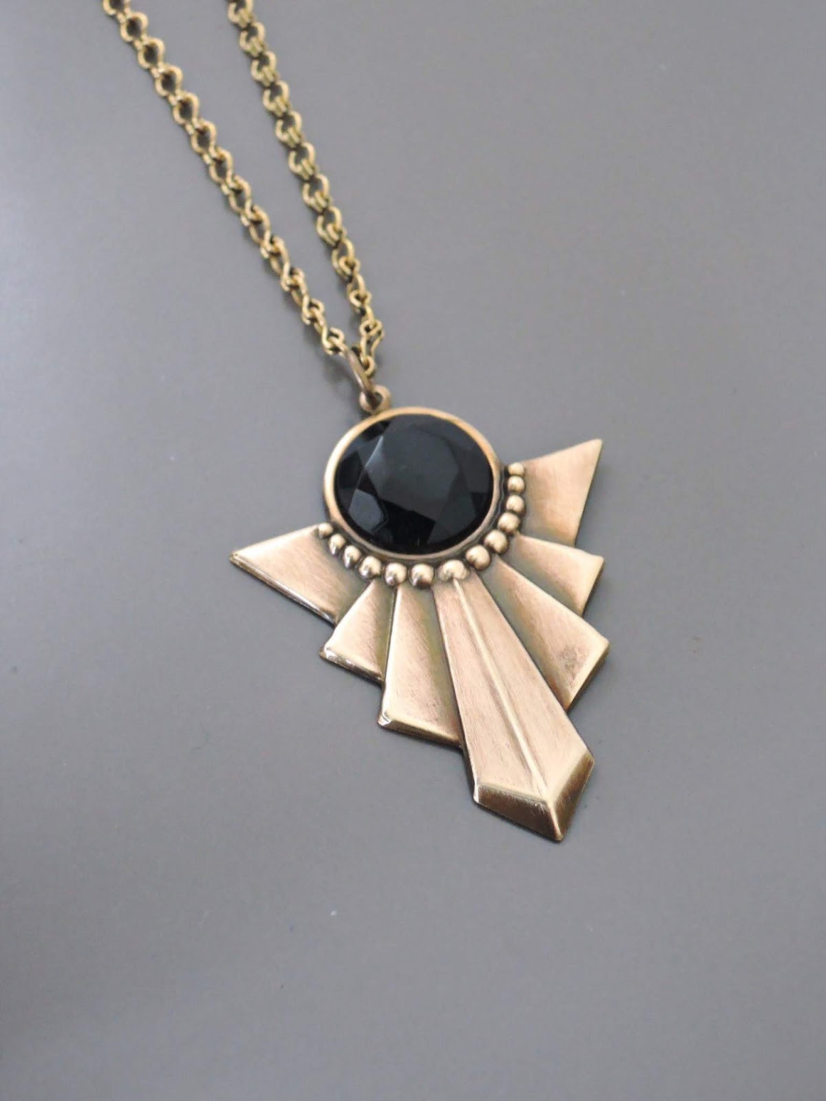 Beautiful Vintage Brass Jewelry by chloesvintagejewelry / The Beading Gem