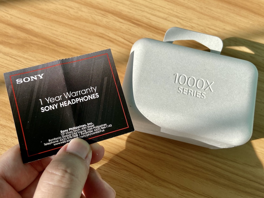 Sony WF-1000XM4 1 Year Warranty