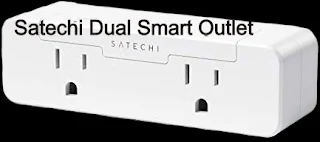 Satechi Dual Smart Outlet with Real-Time Power Monitoring | Best Smart Home Devices 2020