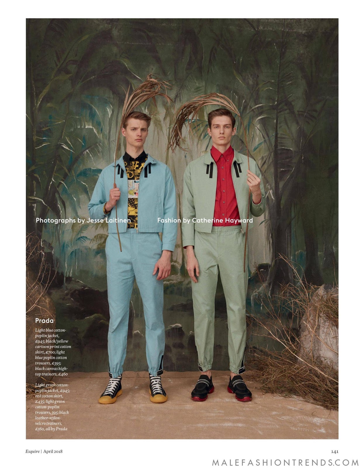 Nick Rupp y Mikhail Shmatov para Esquire UK por Jesse Laitinen