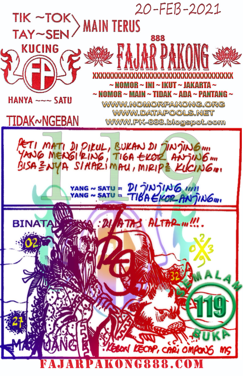 Syair Hongkong Malam Ini Sabtu 20022021 Syair SGP Hari