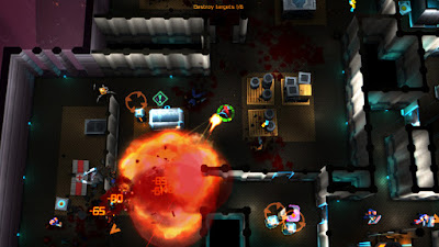Neon Chrome Game Screenshot 2