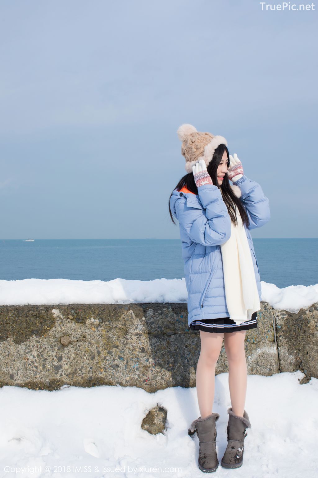 Image-IMISS-Vol.262-Sabrina model–Xu-Nuo-许诺-Sparkling-White-Snow-TruePic.net- Picture-4