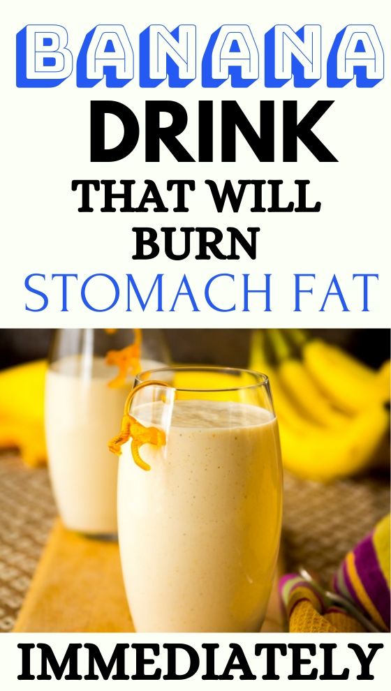 Banana Drink That Will Burn Stomach Fat Immediately .Hello Healthy.