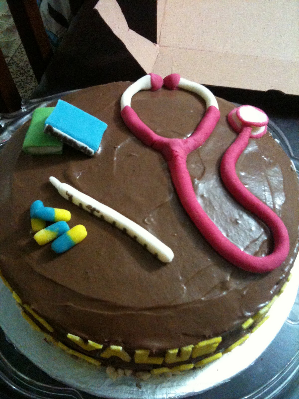 My Passion For Cooking: Doctor Themed Cake