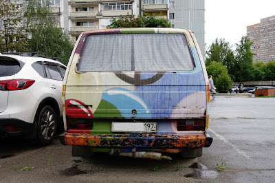 VW Transporter Type 2 (T3) graffiti paint