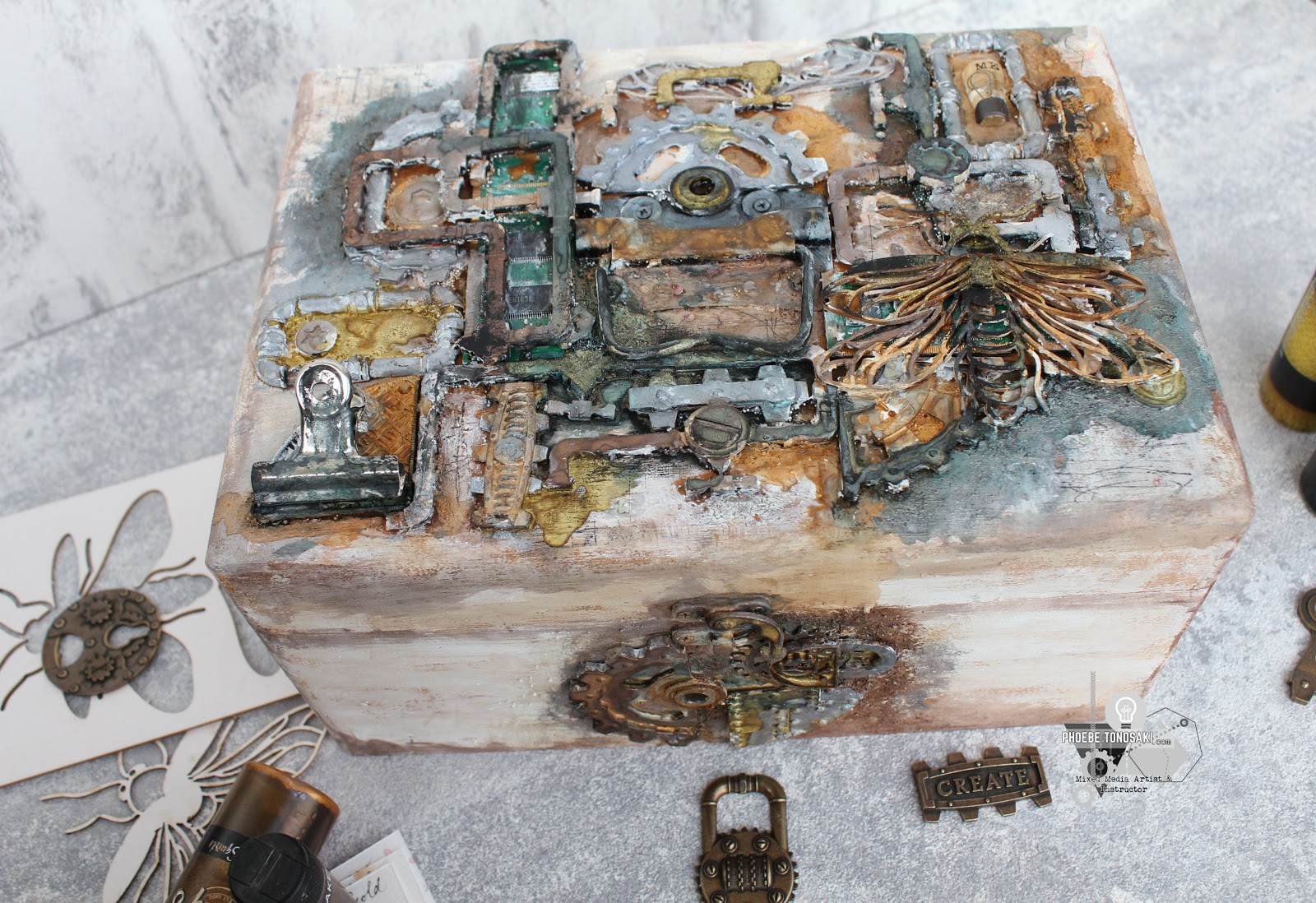 Phoebe Tonosaki Mixed Media Artist & Instructor Mixed Media Storage