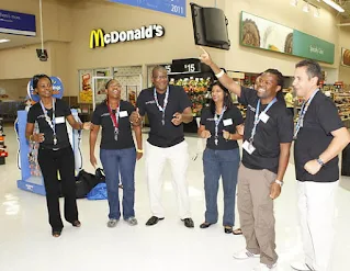 South African Walmart associates.