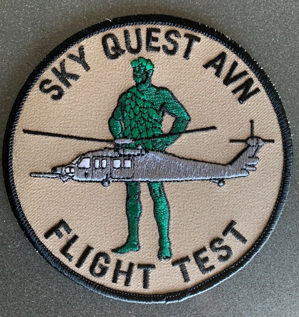 THE USAF RESCUE COLLECTION: USAF 33rd RQS / Jolly Green Flight Test Patch