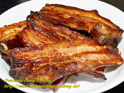 Oven Grilled Liempo, Pinoy Barbecue Style