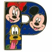 Alfabeto de Mickey, Minnie, Donald y Pluto P.