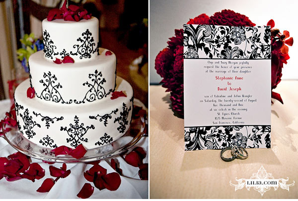 Black And White Wedding With Red Accents Fashion Red Black White Theme Ideas Weddings Style And Decor Beauty Attire