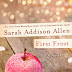 Review: First Frost By Sarah Addison Allen