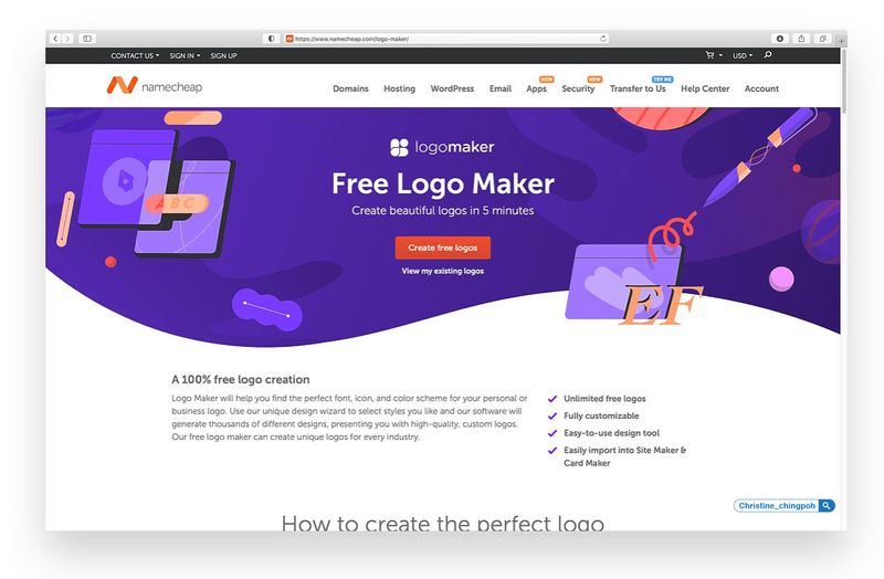 NameCheap Logo设计软件