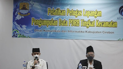 Diskominfo  Kabupaten Cirebon Gelar Pelatihan Tugas Lapangan Pengumpulan Data PDRB