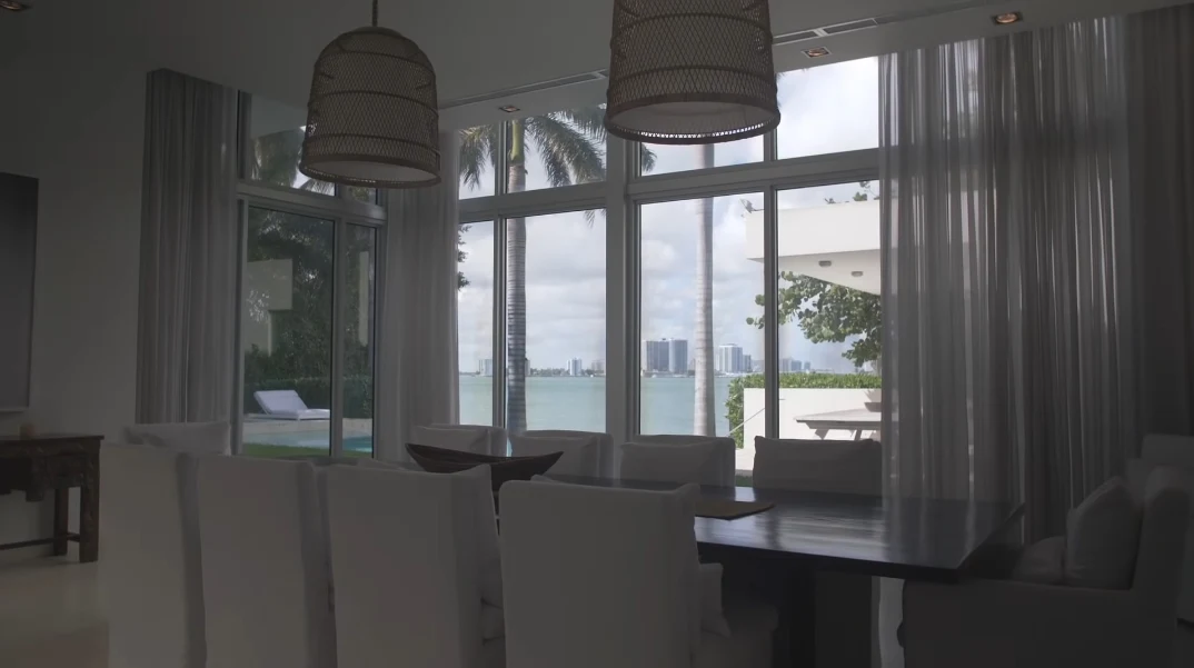 48 Interior Photos vs. 6396 N Bay Rd, Miami Beach, FL Ultra Luxury Modern Mansion Tour