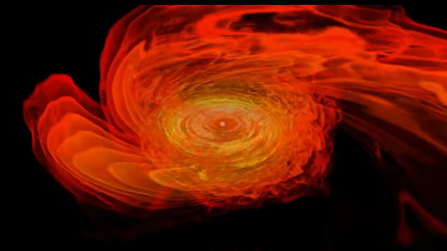 В результате столкновения пары нейтронных звезд образуется черная дыра
