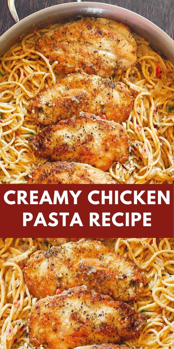 Creamy Chicken Pasta Recipe Health hoki koki