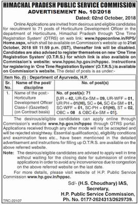 HIMACHAL PRADESH PUBLIC SERVICE COMMISSION