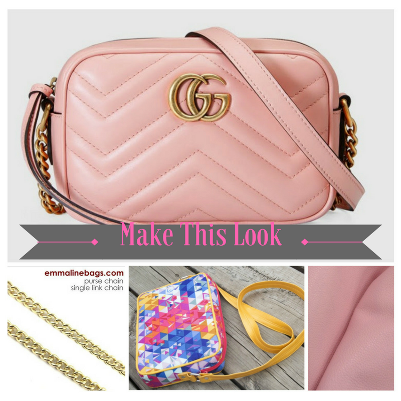 Emmaline Bags: Sewing Patterns and Purse Supplies: HANDMADE COUTURE: You  can make this look too - Pink Gucci Designer Bag