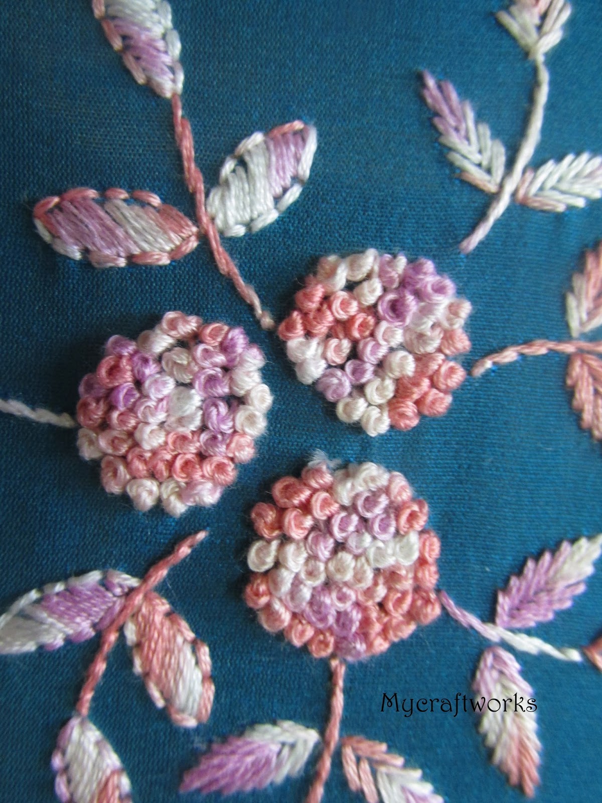 MY CRAFT WORKS Embroidery pattern 3 French Knots Flower