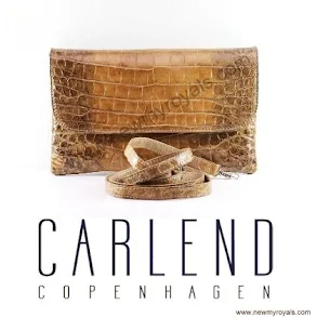 Crown Princess Mary Style CARLEND COPENHAGEN Vanessa Crocodile Bag