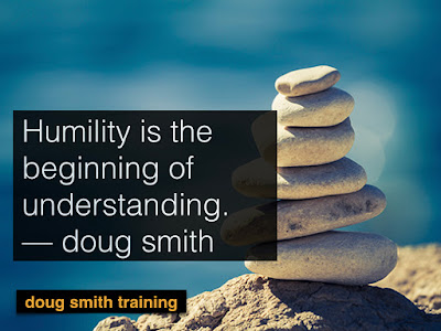 Humility is the beginning