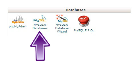 شرح كيفية إنشاء عمل قاعدة بيانات علي لوحة السي بنل Cpanel MySQL Databases