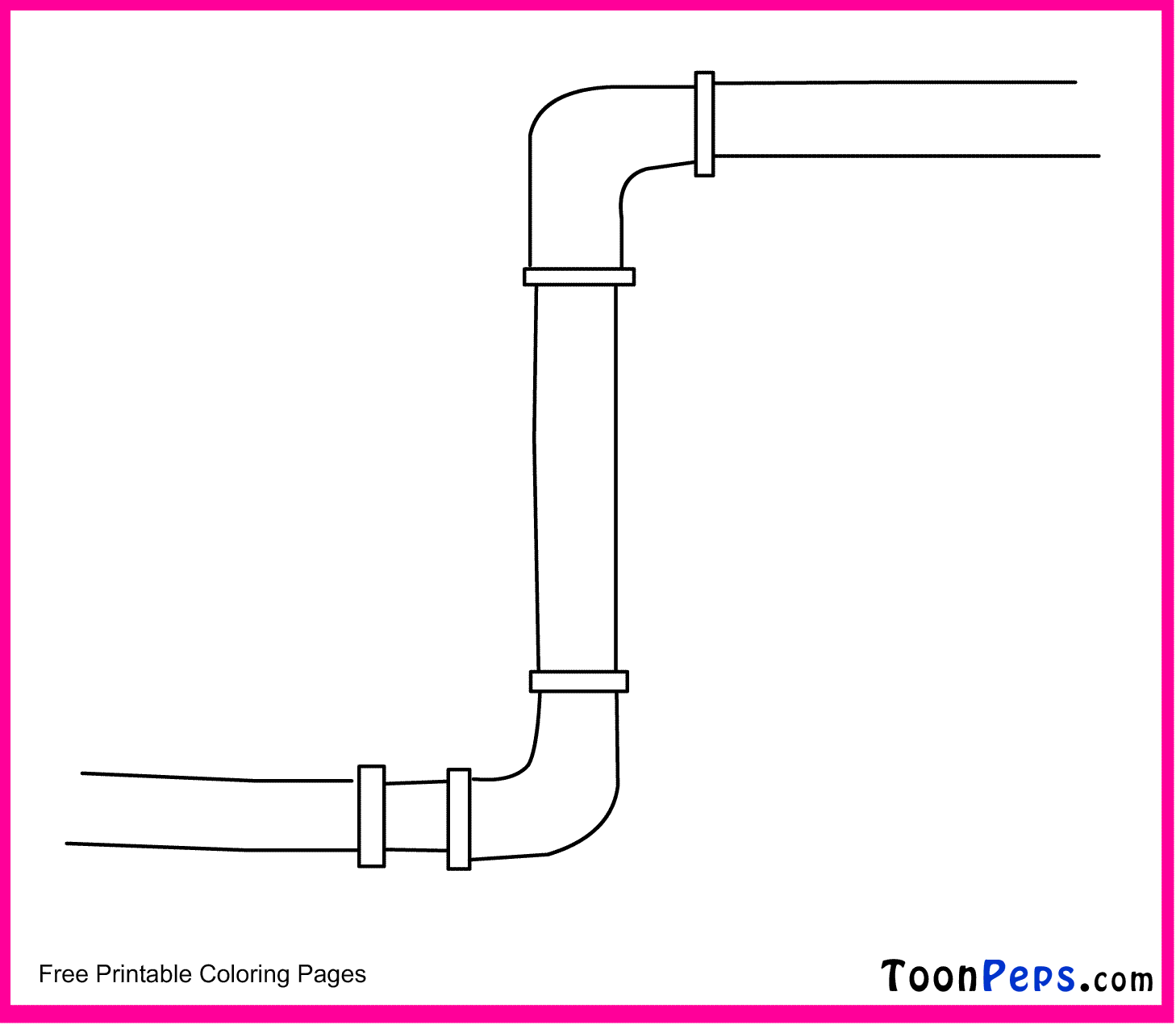 coloring pages of a pipe - photo #2