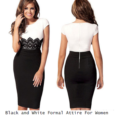 Black and White Formal Attire For Women
