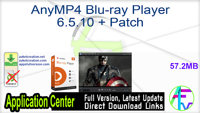 AnyMP4 Blu-ray Player 6.5.10 + Patch