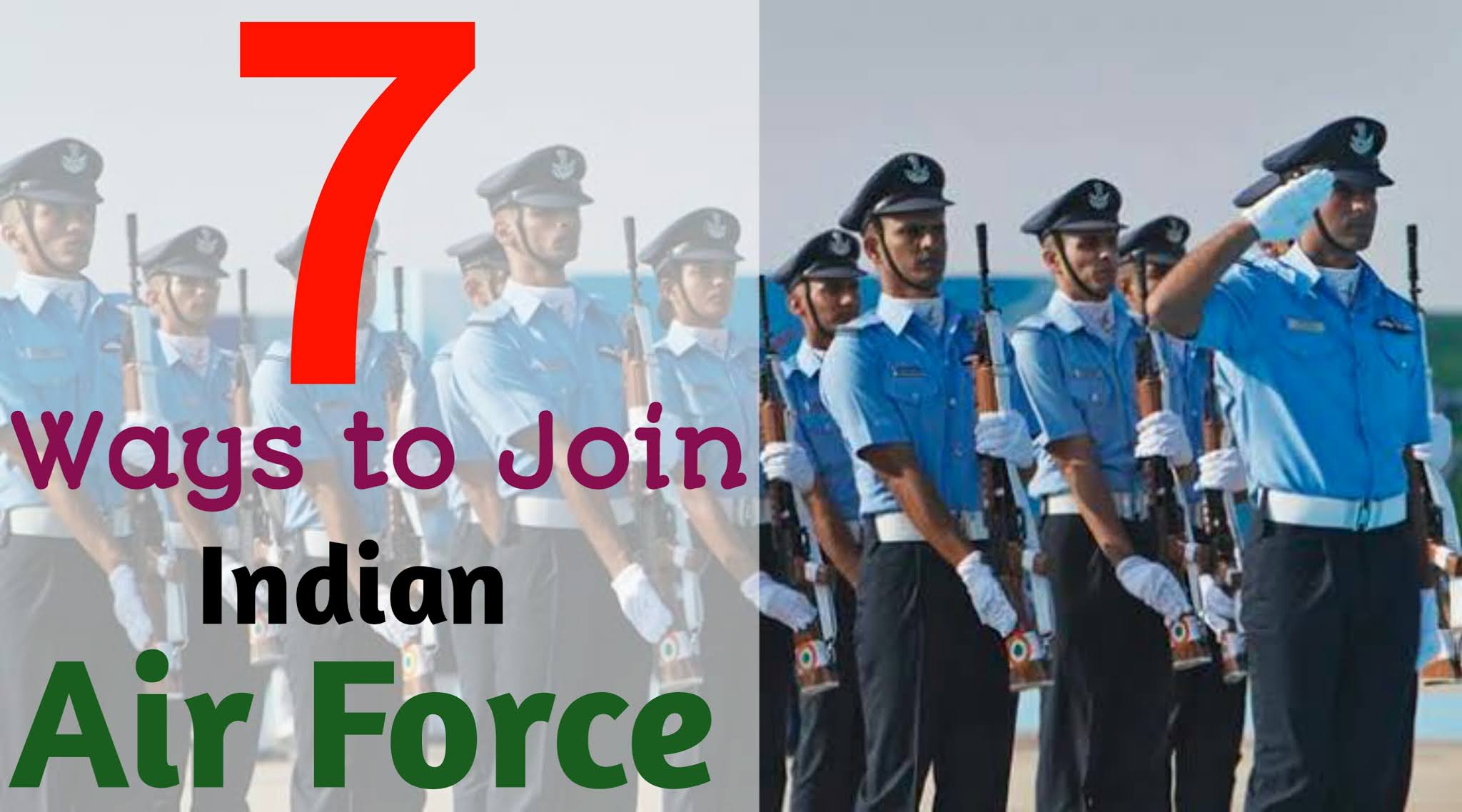 7 Ways to Join Indian Airforce Defence Jobs Malayalam