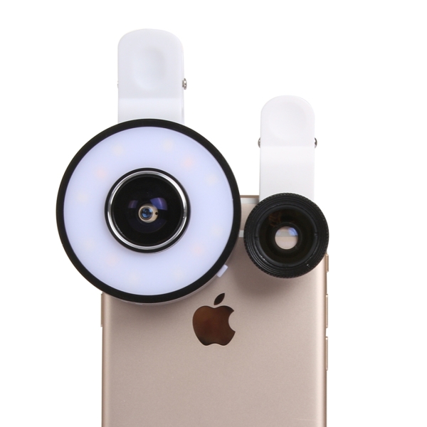 WE SUPPLY WHAT YOU NEED 6 IN 1 UNIVERSAL MOBILE CAMERA LENS KIT WITH