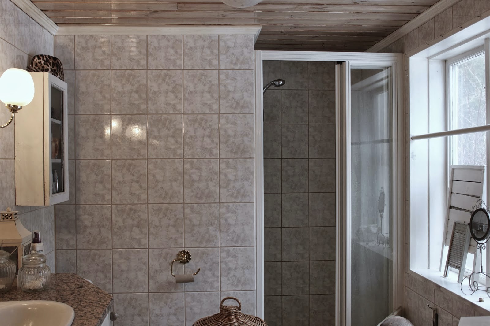 Sallys hus: golvet i tvättstugan