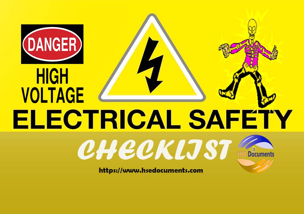 Electrical Safety Checklist HSE Documents