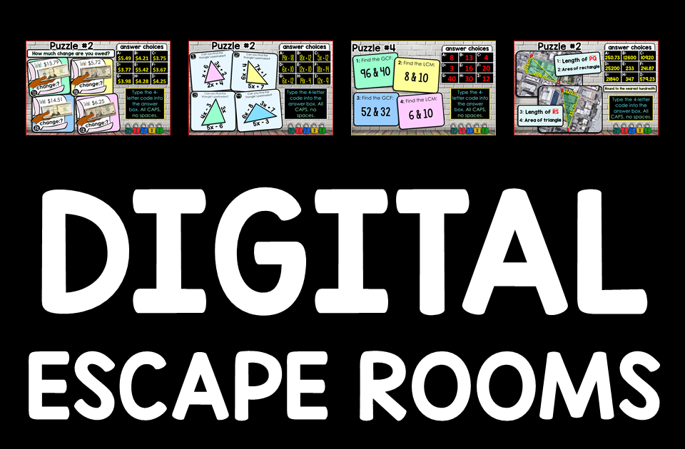 Puzzle 3 domain and range digital escape 