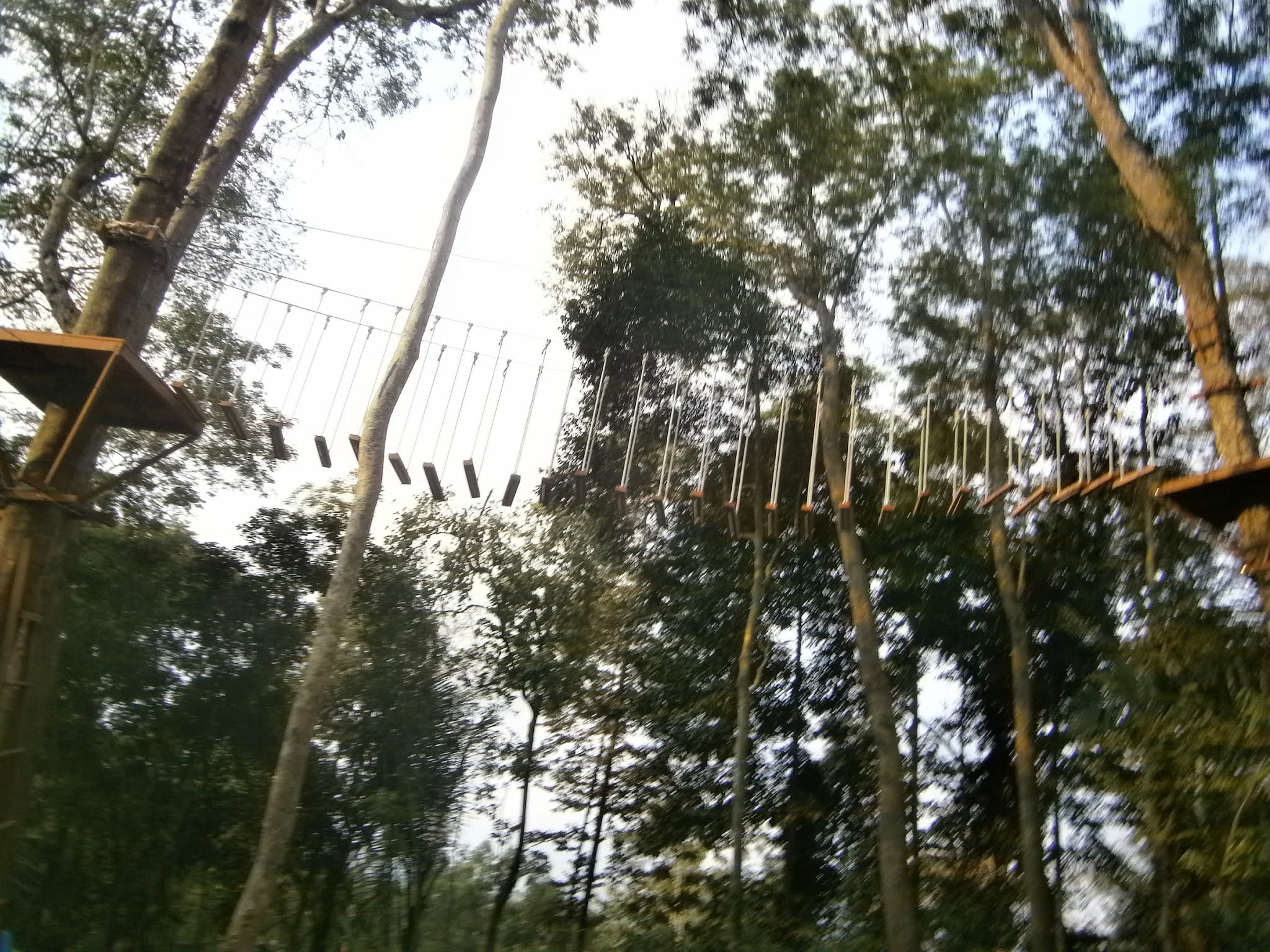 Jejak Outbound: Instalasi High Rope