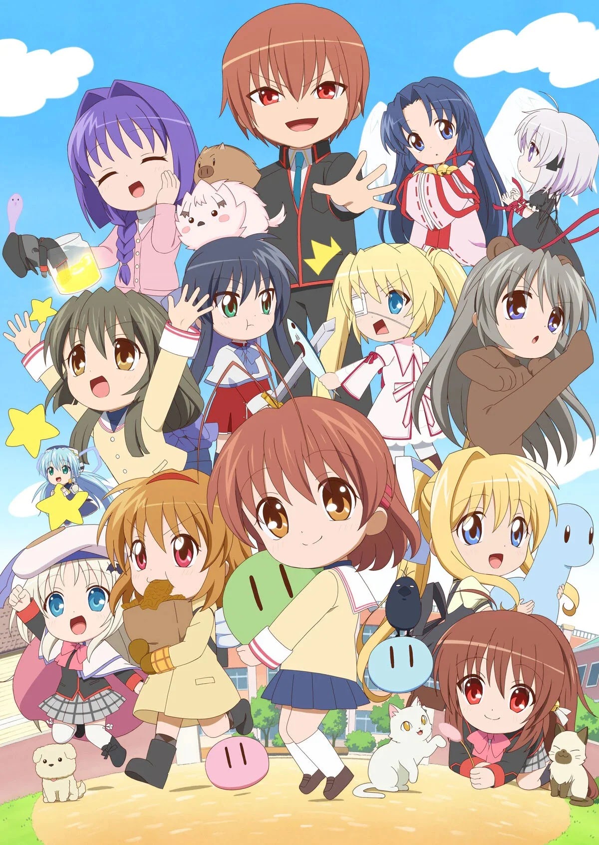 O Anime Crossover Kaginado revelou sua primeira Imagem Promocional