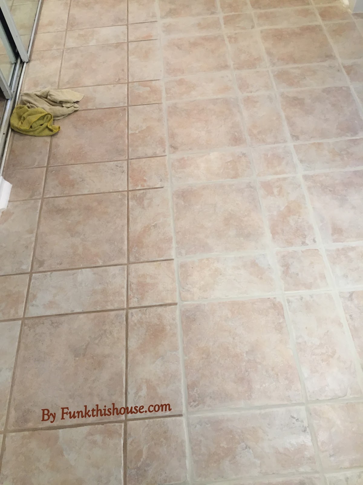 How to Color and Seal Grout in One Step Checkout the Before and After