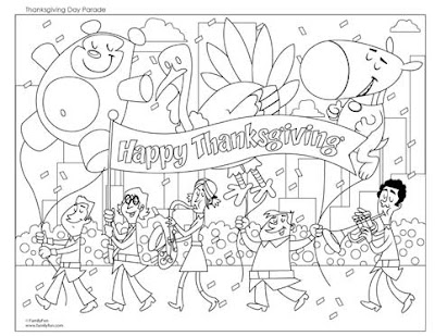 Thanksgiving Coloring Pages 