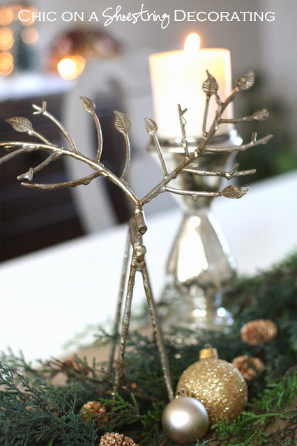 Chic on a Shoestring Decorating Christmas House Tour 2013
