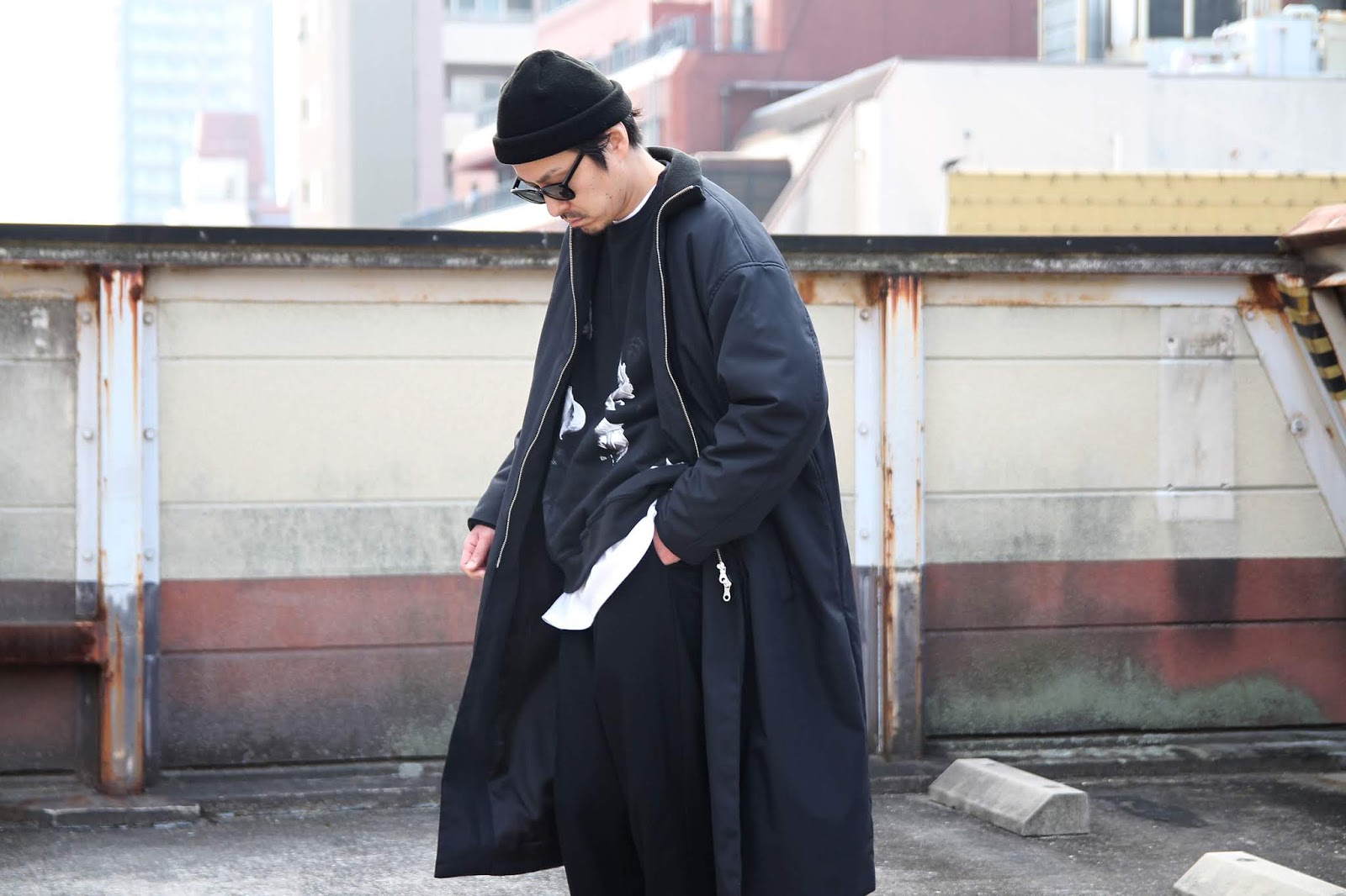 CLANE HOMME / クラネオム「ZIP UP RIB COLLAR COAT」 - input staff blog