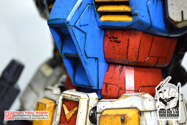 MEGA SIZE 1/48 RX-78-2 GUNDAM Custom Paint by Putra Shining