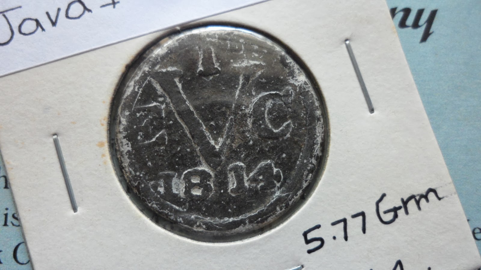 MRBA COIN COLLECTIONS: BRITISH COINANGE FOR JAVA 1813-1814