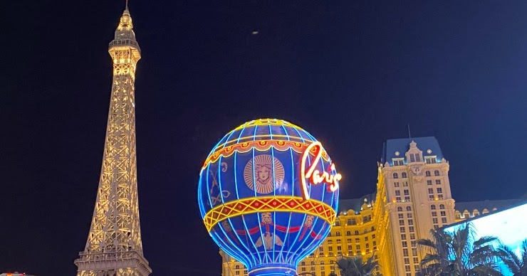 Room with BEST VIEW from Paris Hotel & Casino Las Vegas Burgundy