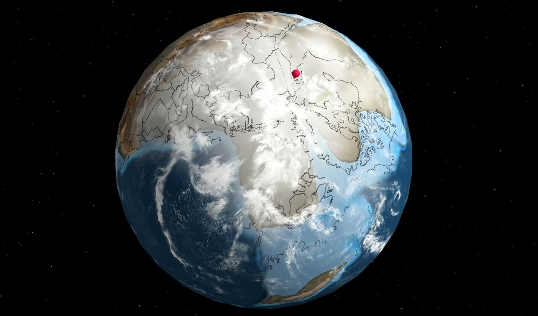 El mapa interactivo que permite viajar en el tiempo para ver cómo era el lugar en el que vives hace 600 millones de años